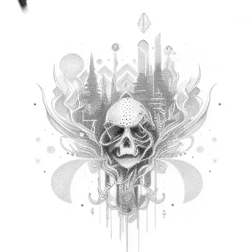 electronic music buy with flavor of emotion tattoo design idea