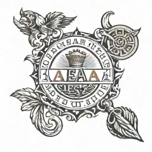 Get a tattoo that says Caesar's word alea iacta est tattoo design idea