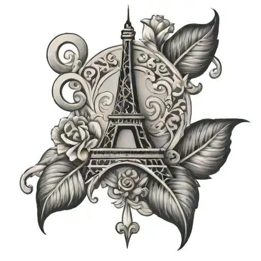 french symbol tattoo design idea