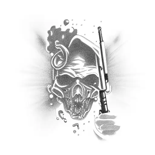 Florida gun shine state  tattoo design idea