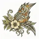 wormwood tattoo design idea