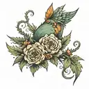 wormwood tattoo design idea