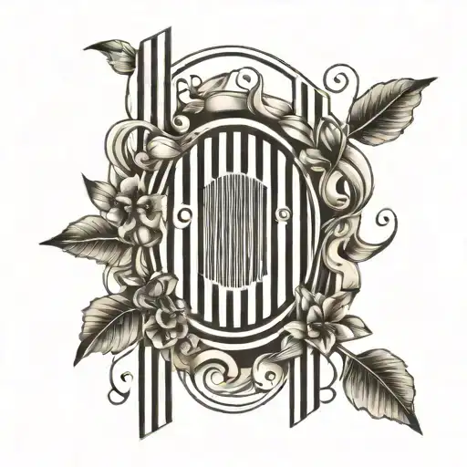 barcode design tattoo design idea