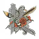 barcode design tattoo design idea