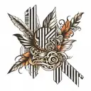 barcode design tattoo design idea