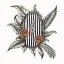 barcode design tattoo design idea