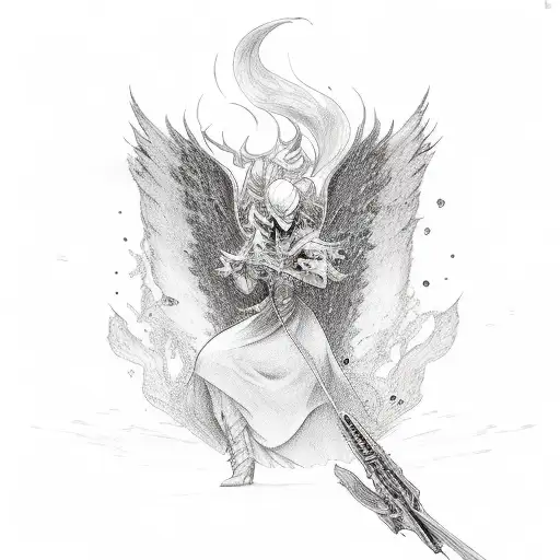  heartless angels  tattoo design idea