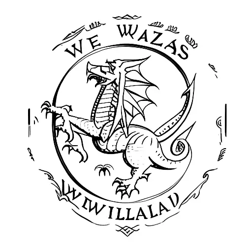 wales and New Zealand  tattoo design idea