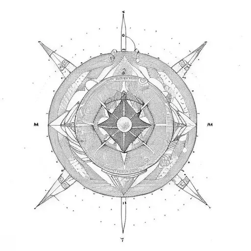 astrology  tattoo design idea