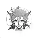 Devil may cry x Hunter x Hunter  tattoo design idea