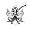 Devil may cry x Hunter x Hunter  tattoo design idea