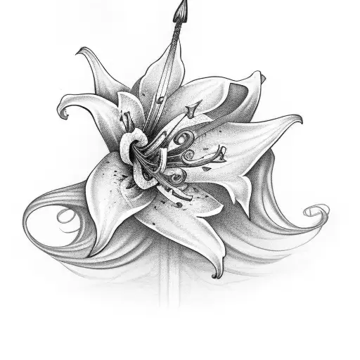 Gladiolus Tattoo - Etsy