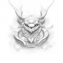 double L tattoo design idea