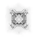 tattoo for man forearm inspired by paintings by mondrian tattoo design idea