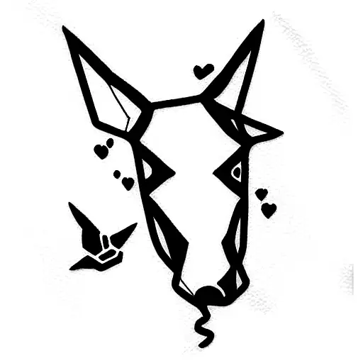 país vasco, olas y animales tattoo design idea