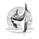 Orca  tattoo design idea