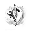 Orca  tattoo design idea