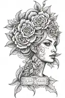 Elizabeth Alexandra Evgenia tattoo design idea