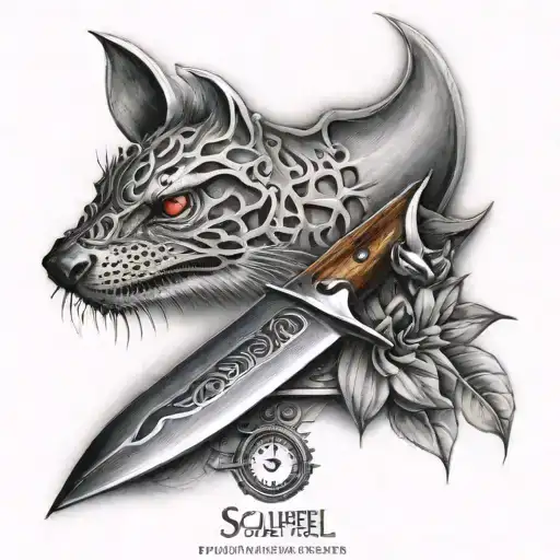 scalpel tattoo design idea