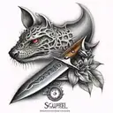 scalpel tattoo design idea