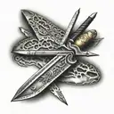 scalpel tattoo design idea