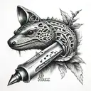 scalpel tattoo design idea