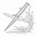 scalpel tattoo design idea