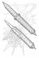 lancet scalpel tattoo design idea