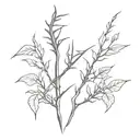 scalpel and thorns coming tattoo design idea