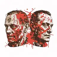 Hannibal lecter in musk tattoo design idea