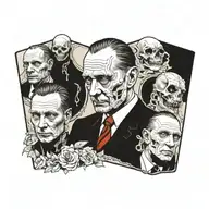 Hannibal lecter tattoo design idea