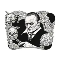 Hannibal lecter tattoo design idea