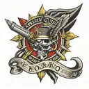 military police tattoo design idea