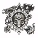 military police tattoo design idea