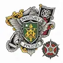 military police tattoo design idea