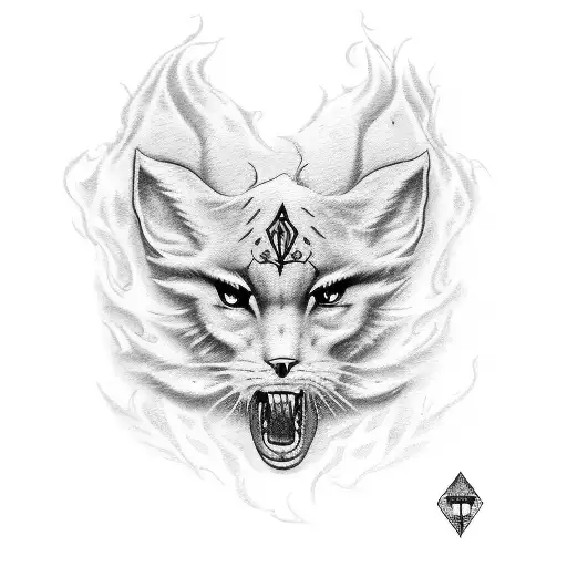 tattoo stencil representing a child who was abandoned by his father when he was a child and a new man (stepfather) appea tattoo design idea