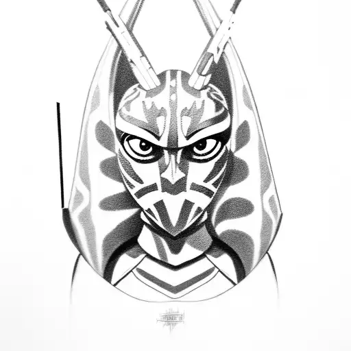 Ahsoka Tano tattoo design idea