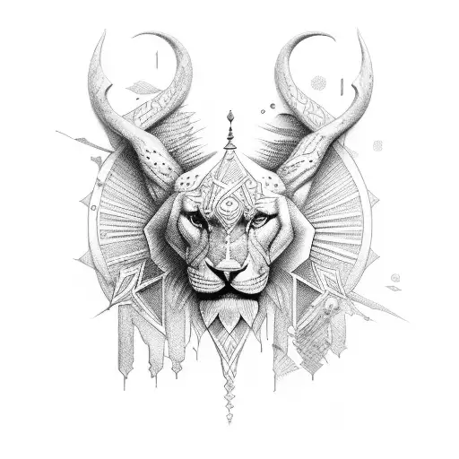 Hécate godess tattoo design idea