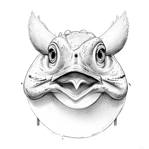 rudder ducky  tattoo design idea