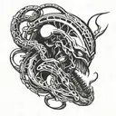 Xenomorph tattoo design idea