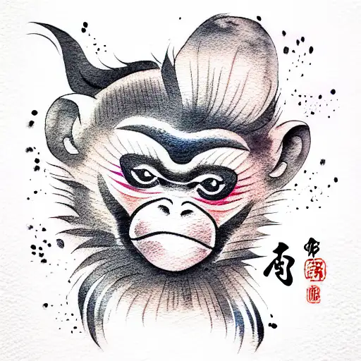 Monkey King Tattoo Design  TATTOOGOTO