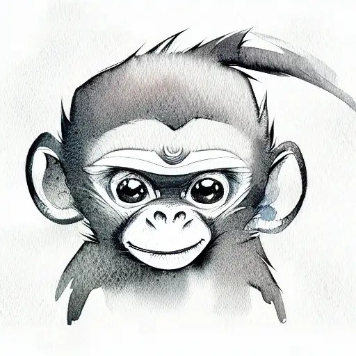 Monkey - Pencil Realism by AndrewFisherArt on DeviantArt