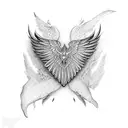 wings tattoo design idea