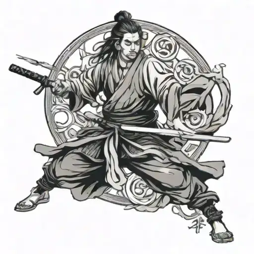 Vagabond Miyamoto Musashi tattoo design idea