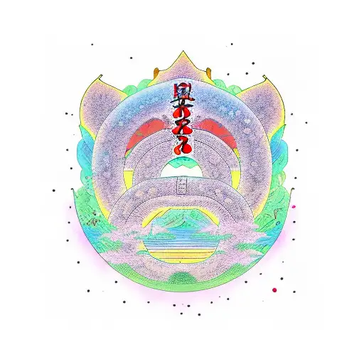 Kitsune Torii Gate tattoo design idea