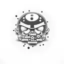 super mario enemies tattoo (greaper, thwomp, bullet bill, boo, bob-omb, tartosso, goomba skeleton) tattoo design idea