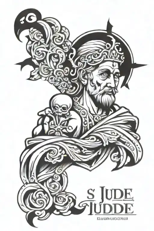 St. Jude Thaddeus tattoo design idea
