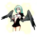 wing for right chest and upper arm  tattoo design idea