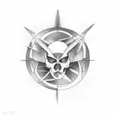 icarus falling through space  tattoo design idea