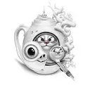 pez Oscar  tattoo design idea